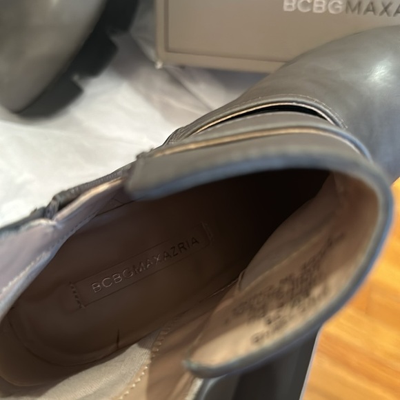 BCBGMaxAzria Combat & Motorcycle Boots - Dark Grey - Size 8 - Picture 7 of 7